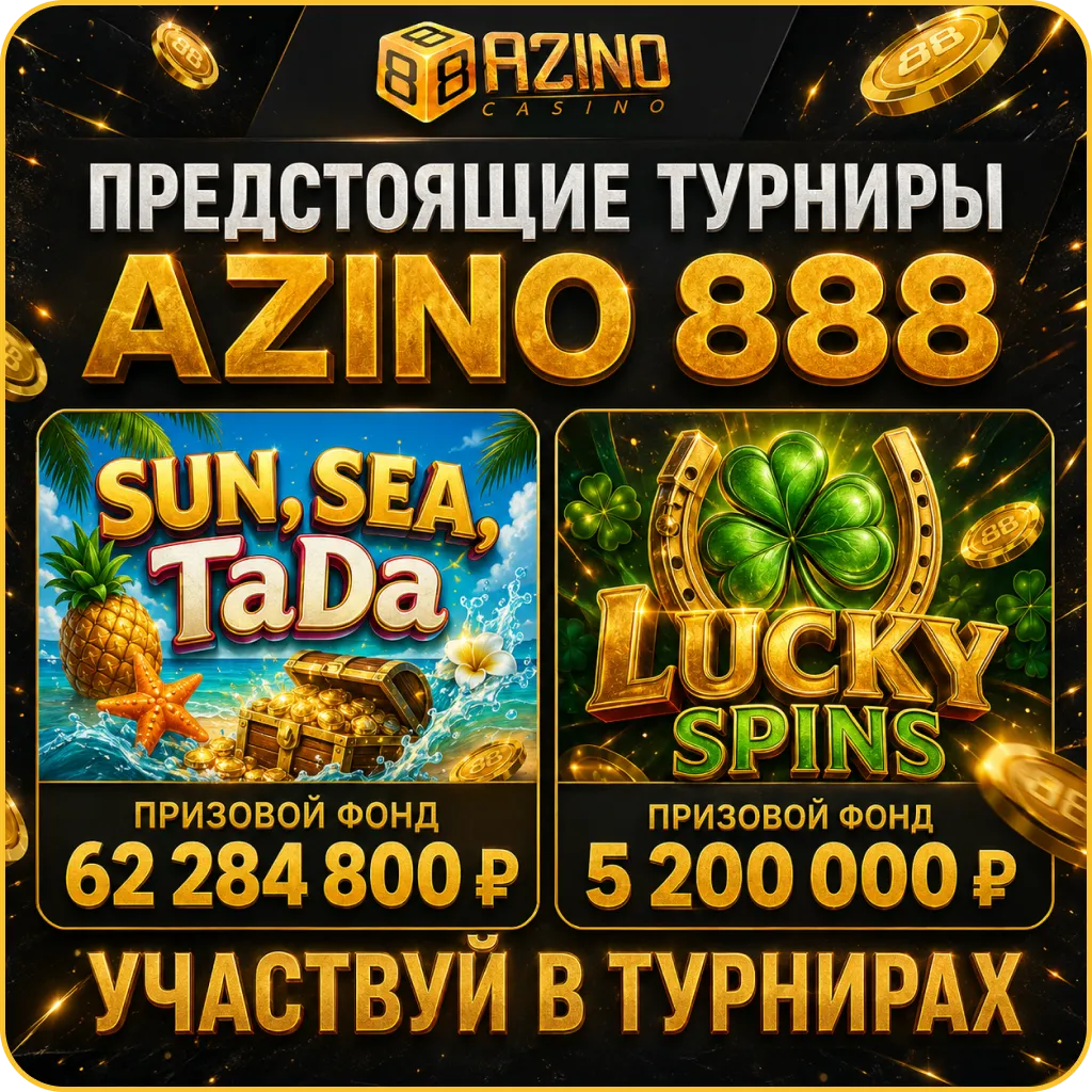 Турниры Azino 888