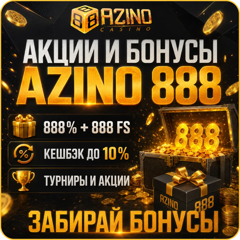 azino 888 бонус и другие акции